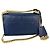 Padlock Borsa a spalla in pelle blu monogramma GG Supreme con piccolo lucchetto Gucci - vista 2
