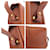 Yves Saint Laurent Leder Schultertasche Braun  - Ansicht 6