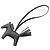 Pendente Charm Rodeo PM di Hermès Nero