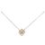 Autre Marque Collana di Diamante a Fiore in Au750 D'oro