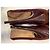 Bottes hautes Jimmy Choo en daim bordeaux - vue 4