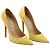 Jimmy Choo Anouk 120 Stiletto Pumps aus gelbem Pythonleder