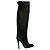 Stivali Jimmy Choo Sopra il Ginocchio in Pelle Neri Nero