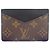 Kartenetui Monogram Macassar Louis Vuitton Braun Schwarz