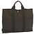 Hermès Fourre-tout Herline aus Canvas Braun