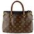Bolso de mano Pallas BB Monogram Louis Vuitton Castaño Negro Monograma - vista 3