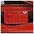 Borsa a mano in pelle verniciata rossa Christian Dior - vista 14
