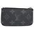 Portafoglio Monogram Eclipse Louis Vuitton Marrone Nero Monogramma - vista 2