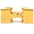 Hermès Bracciale HERMES Clic Clack PM D'oro Arancione  - vista 8