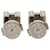 Pendientes H-Cube Cage d'H de Hermès Plata Rosa  - vista 2