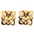 Timeless Orecchini vintage a clip Coco Mark di Chanel D'oro - vista 2