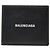 Everyday Portafoglio bi-fold con logo Balenciaga Nero