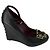 Marc by Marc Jacobs Keilsandaletten Schwarz Leder mit Nieten
