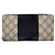 Gucci GG Supreme Langbörse Schwarz Beige