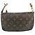 Louis Vuitton Louis Vuitton Pochette Monogramme en toile Monogramme medium Marron - vue 2
