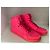 Zapatillas altas Gucci Coda rosa neón de piel - vista 3