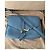 Lancel Nine borsa a tracolla in pelle blu - vista 9