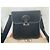 Hermès Buenaventura PM Borsa a tracolla nera in tela Nero - vista 3