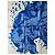 Sciarpa di seta Hermès Hola Flamenca blu - vista 11