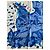 Sciarpa di seta Hermès Hola Flamenca blu - vista 2