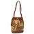 Borsa Tote Salvatore Ferragamo in nylon marrone e oro Auth ka3760A D'oro