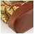 Borsa Tote Salvatore Ferragamo in nylon marrone e oro Auth ka3760A D'oro - vista 13
