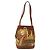Borsa Tote Salvatore Ferragamo in nylon marrone e oro Auth ka3760A D'oro - vista 2