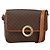 Céline Borsa a spalla circolare in tela Macadam CELINE in pelle PVC marrone oro Auth YKZ1118 D'oro
