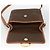 Céline Borsa a spalla circolare in tela Macadam CELINE in pelle PVC marrone oro Auth YKZ1118 D'oro - vista 15