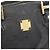 MCM Vicetos Logogram Borsa a Mano PVC Nero Oro Auth 174753 D'oro - vista 15