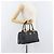 MCM Vicetos Logogram Borsa a Mano PVC Nero Oro Auth 174753 D'oro - vista 22