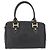 MCM Vicetos Logogram Borsa a Mano PVC Nero Oro Auth 174753 D'oro - vista 3
