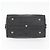 MCM Vicetos Logogram Borsa a Mano PVC Nero Oro Auth 174753 D'oro - vista 9