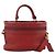 Borsa a Mano in Pelle Coach 2 in 1 Rossa Oro Auth YKZ1034 Rosso D'oro