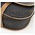 Christian Dior Schultertasche aus Waben-Canvas PVC Schwarz Gold Auth 174371 Golden - Ansicht 10