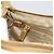 Borsa a Spalla con Catena Prada in Nylon Bianco e Oro Auth YKZ849A D'oro - vista 21