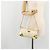 Borsa a Spalla con Catena Prada in Nylon Bianco e Oro Auth YKZ849A D'oro - vista 23