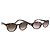 Salvatore Ferragamo Chloe Sunglasses plastic 2 Set Brown Auth BA12033