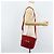 Borsa a Spalla GUCCI Camoscio Rosso Oro 007 3444 0220 Auth AMZ169 D'oro - vista 23