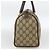 Borsa Gucci GG Supreme Web Sherry Line PVC Beige Oro 98 02 006 Auth BA12009 D'oro - vista 4