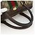 Borsa Gucci GG Supreme Web Sherry Line PVC Beige Oro 98 02 006 Auth BA12009 D'oro - vista 7