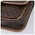Céline Borsa a spalla circolare in tela Macadam CELINE in pelle PVC marrone e oro Auth YKZ528 D'oro - vista 10