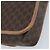 Céline Borsa a spalla circolare in tela Macadam CELINE in pelle PVC marrone e oro Auth YKZ528 D'oro - vista 13