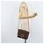 Céline Borsa a spalla circolare in tela Macadam CELINE in pelle PVC marrone e oro Auth YKZ528 D'oro - vista 23