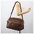 Céline Borsa a Spalla in Tela Macadam CELINE in Pelle PVC Marrone Oro Auth INZ013 D'oro - vista 24