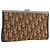 Pochette in tela Trotter Christian Dior Marrone Oro Auth YKZ187