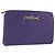 VALENTINO Borsa Clutch in Pelle Viola Oro Auth YKZ076 D'oro Porpora