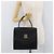 Céline Borsa a mano CELINE in pelle nera e oro Auth BAZ496 Nero D'oro - vista 28