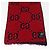 Sciarpa in lana GG Jacquard GUCCI Blu Navy Rosso Auth 174669A - vista 10