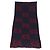 Sciarpa in lana GG Jacquard GUCCI Blu Navy Rosso Auth 174669A - vista 2